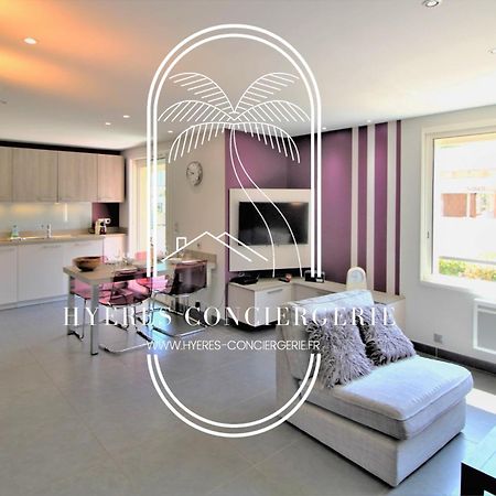 Appartement 3* coquet 300m de la mer Les Bonnettes Le Pradet Extérieur photo