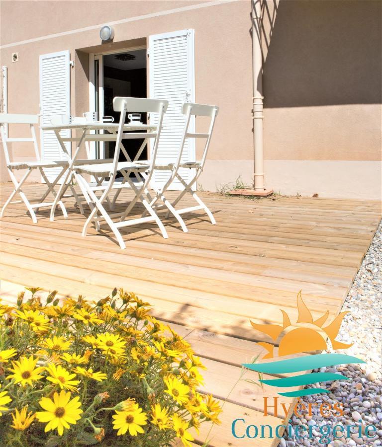 Appartement 3* coquet 300m de la mer Les Bonnettes Le Pradet Extérieur photo