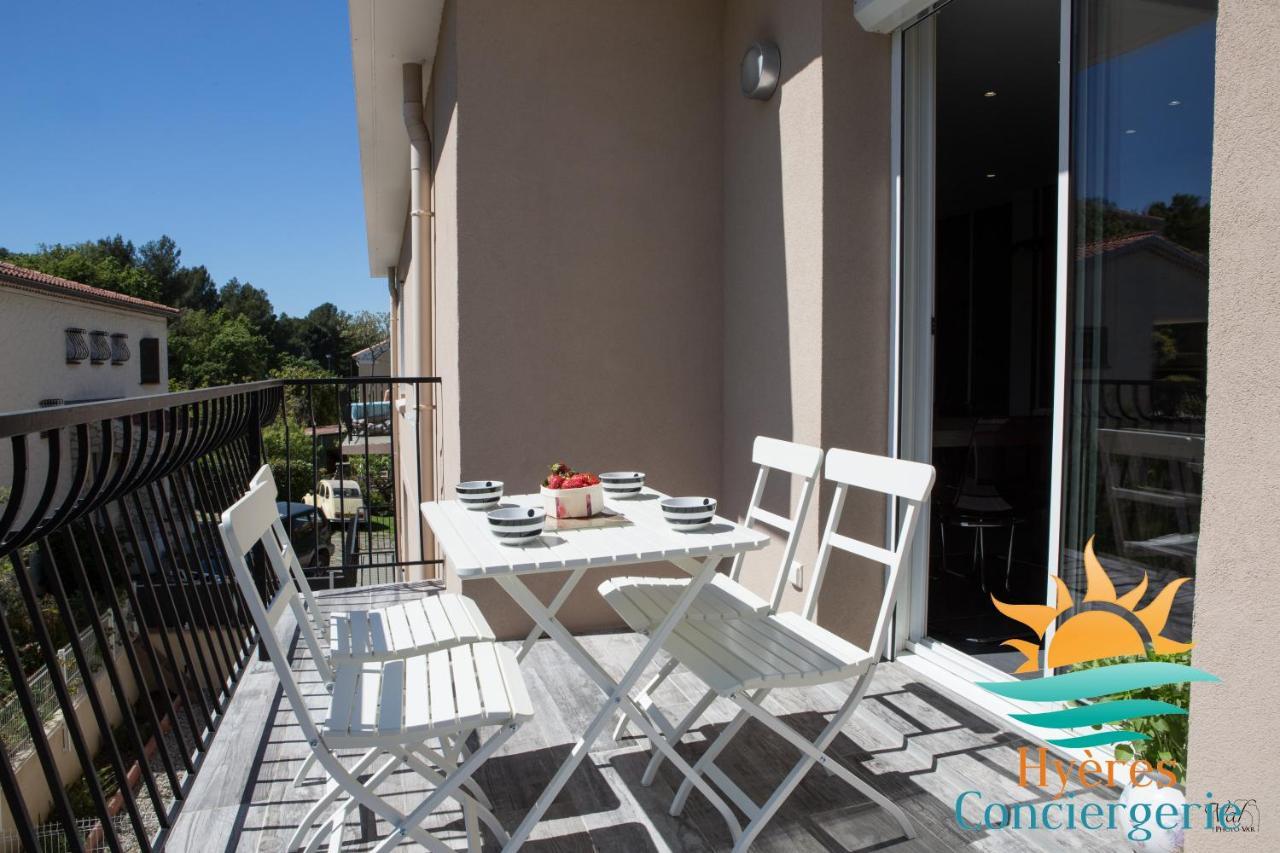 Appartement 3* coquet 300m de la mer Les Bonnettes Le Pradet Extérieur photo