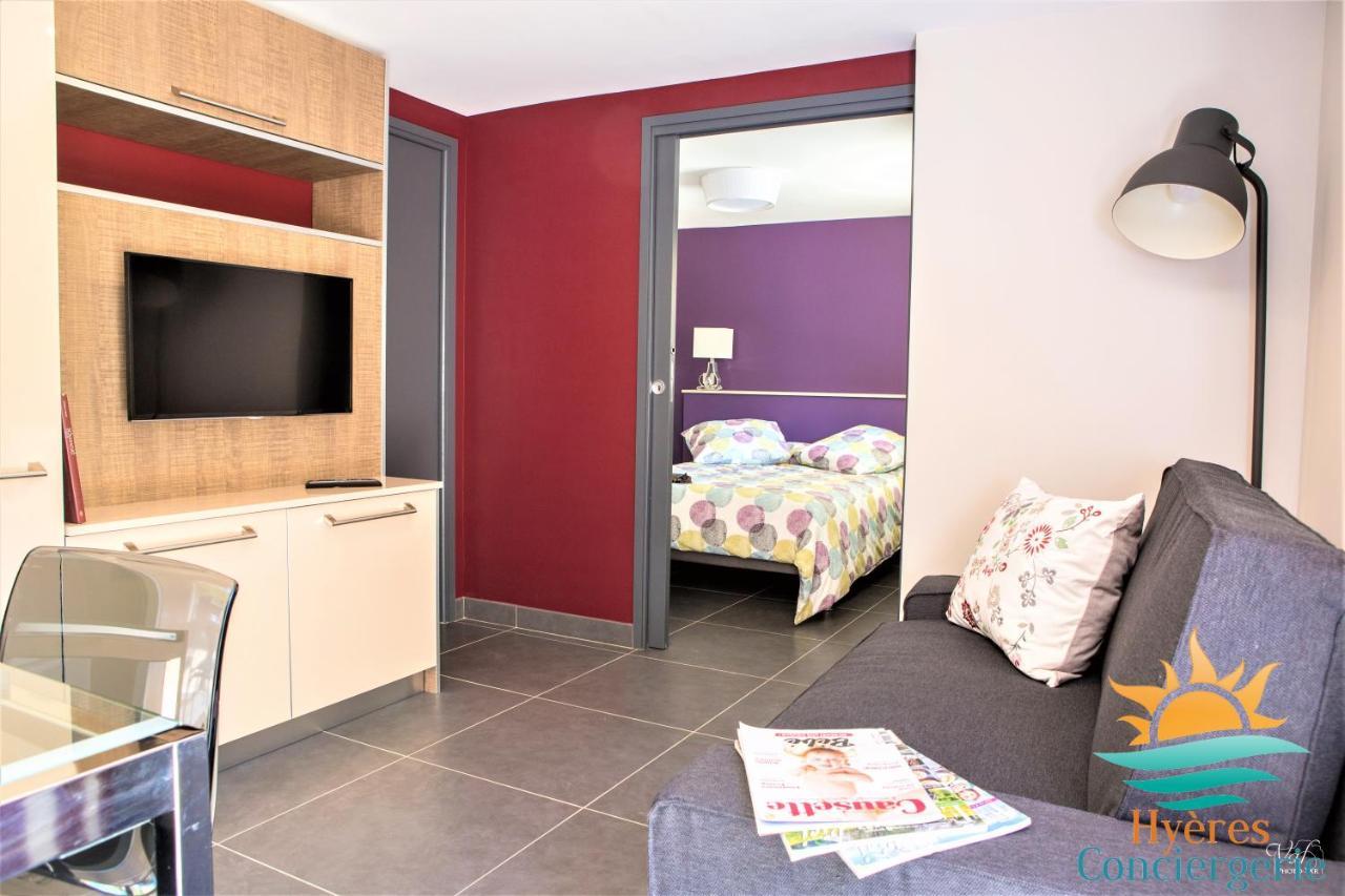 Appartement 3* coquet 300m de la mer Les Bonnettes Le Pradet Extérieur photo