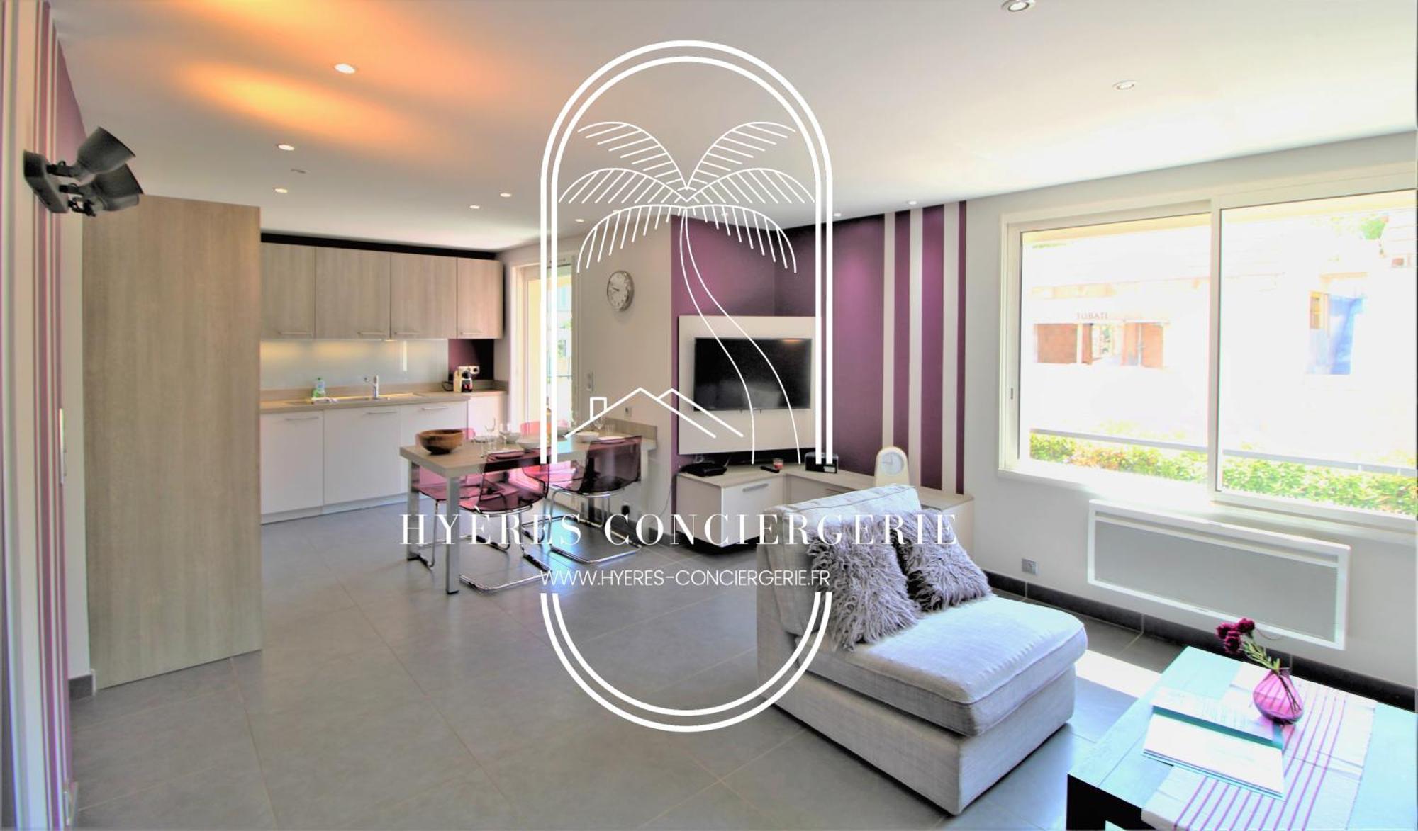 Appartement 3* coquet 300m de la mer Les Bonnettes Le Pradet Extérieur photo