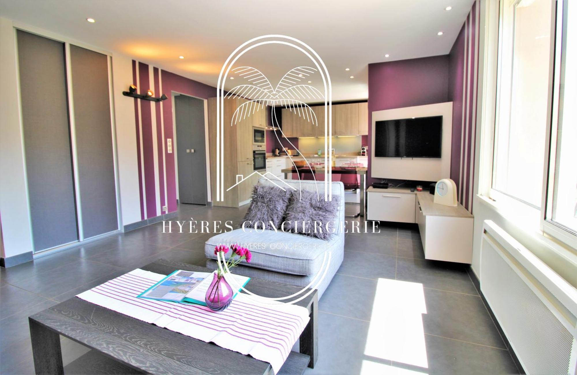 Appartement 3* coquet 300m de la mer Les Bonnettes Le Pradet Extérieur photo