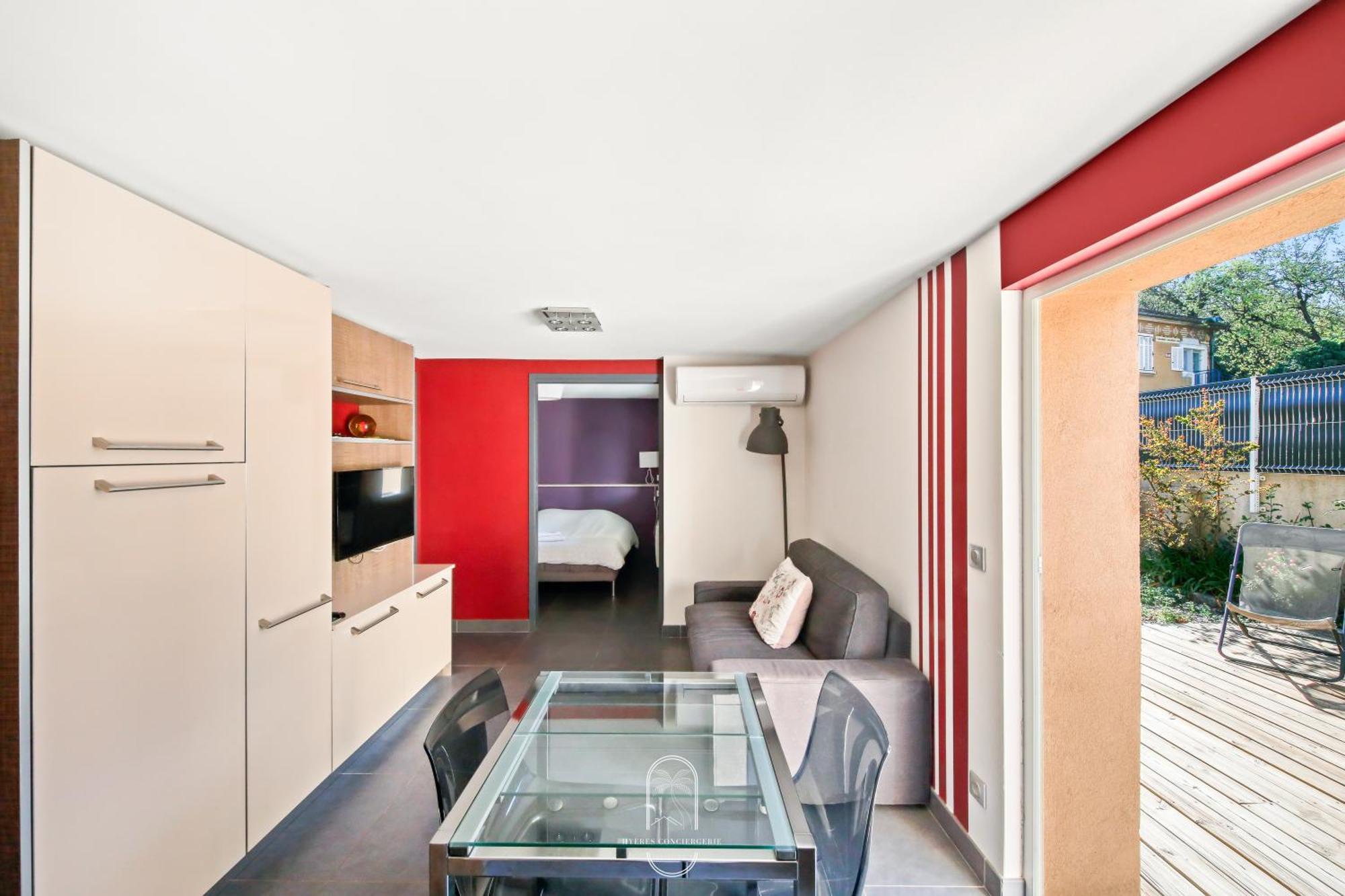 Appartement 3* coquet 300m de la mer Les Bonnettes Le Pradet Extérieur photo